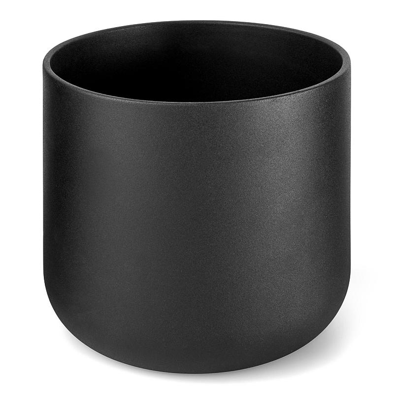 Blumentopf für Zuhause, ø 18,5 cm, Terrakotta, schwarz