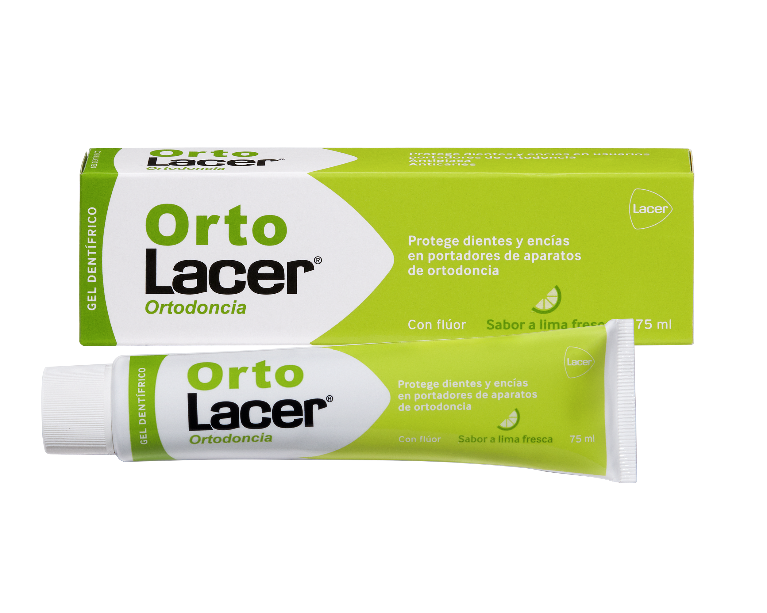Ortho Gel Fresh Lime zobu pasta Zobu un mutes dobuma higiēna