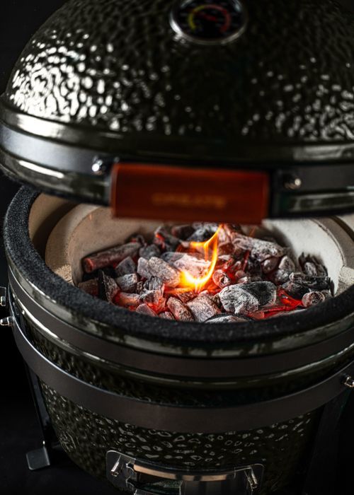 Barbecue fumoir en céramique - Create - BBQ Kamado - Polyvalent - Économie de charbon