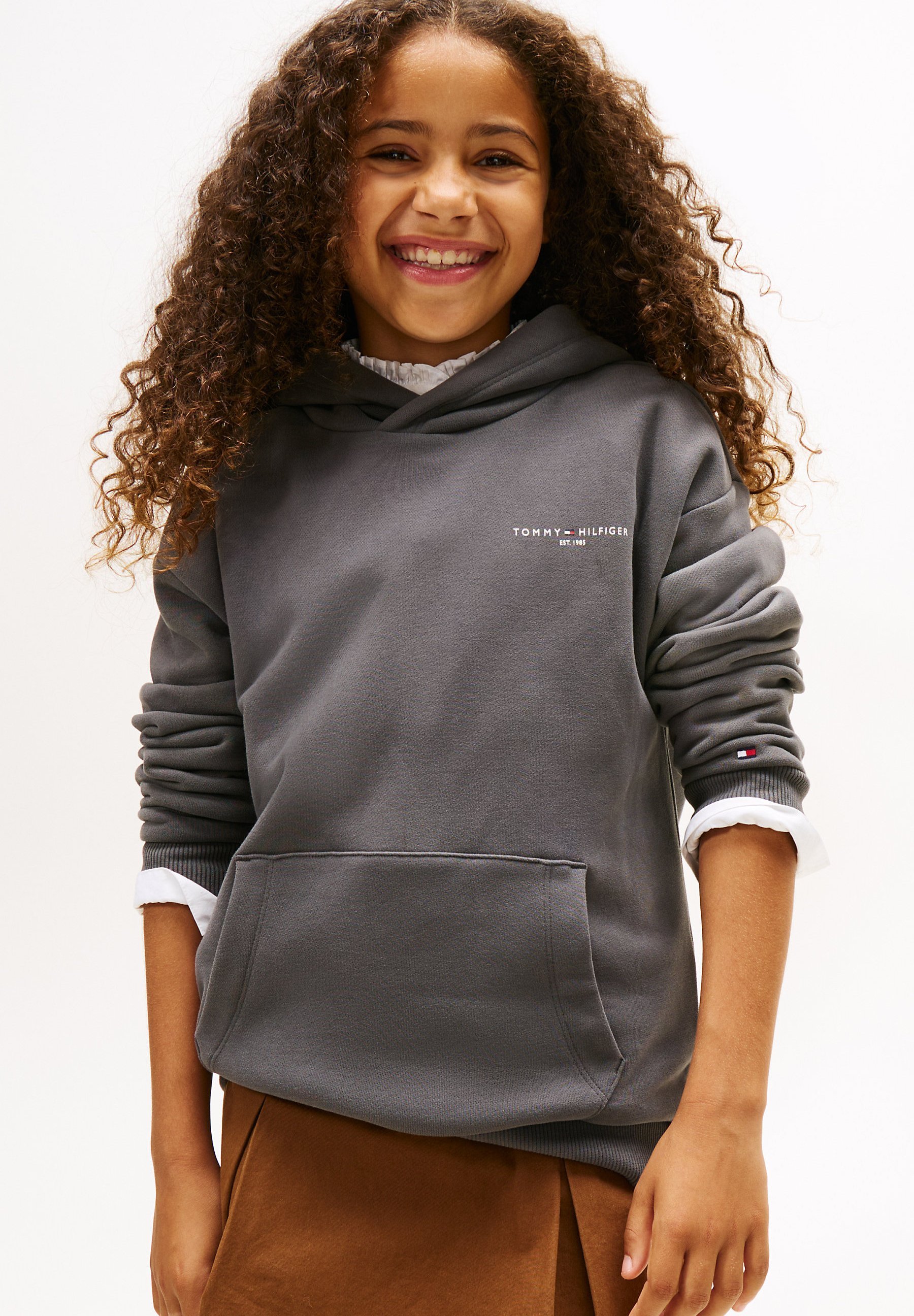 Tommy Hilfiger CORP - Hoodie - gewassen zwart