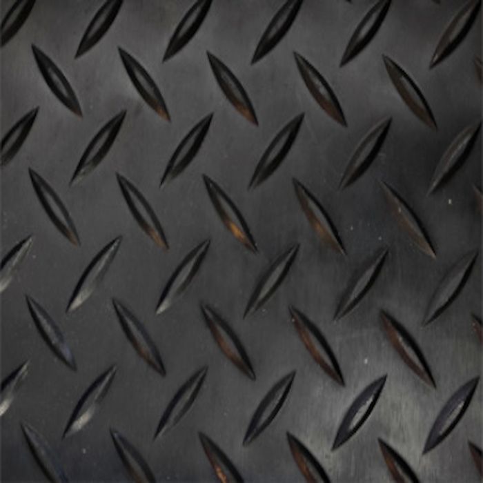 Suelo de PVC | 140x300cm | Negro ranurado | 1mm de espesor | 100% PVC