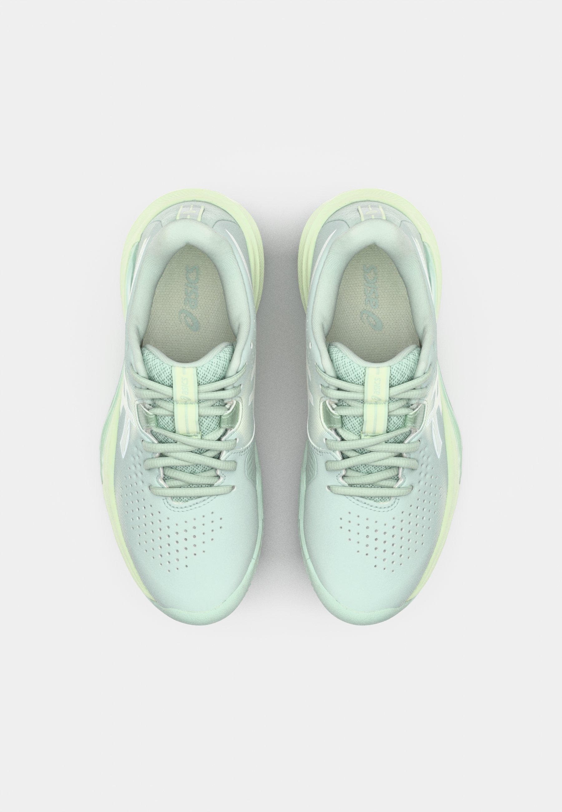 ASICS GEL CHALLENGER 15 CLAY - Tennisschoenen voor gravelbanen - lichen rock/whisper green