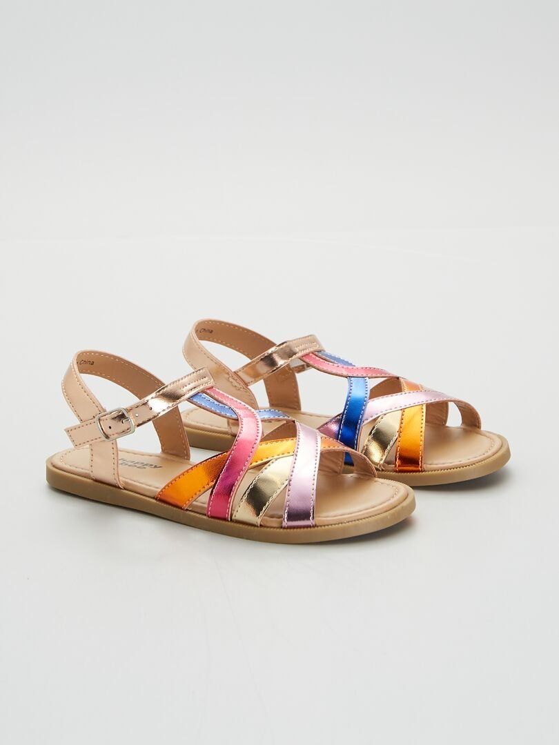 Sandalias multicolor - ROSA