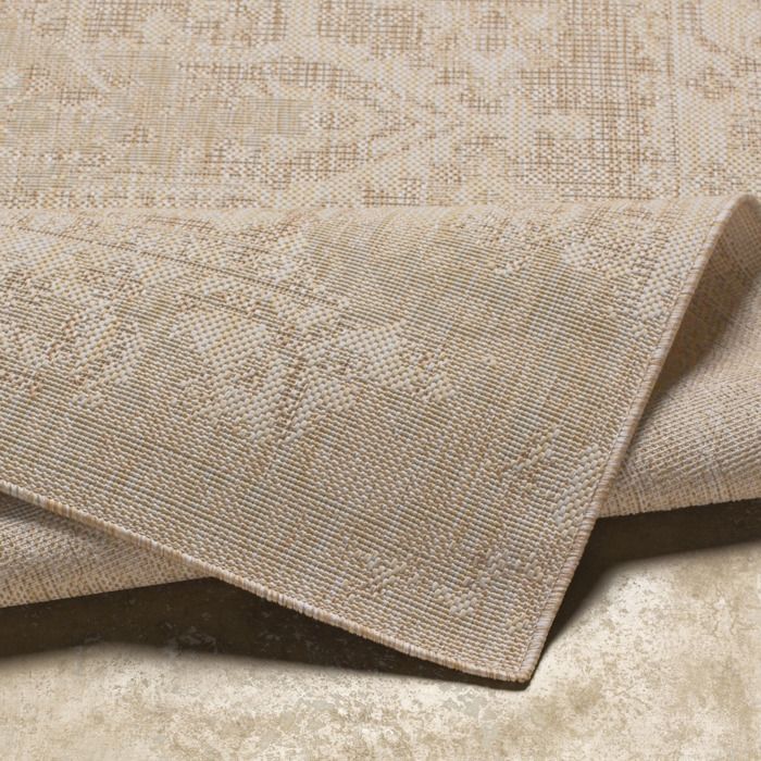 LIVABLISS GENA Jute Look Buiten-/Binnenkleed 160x213cm Beige/Ivoor