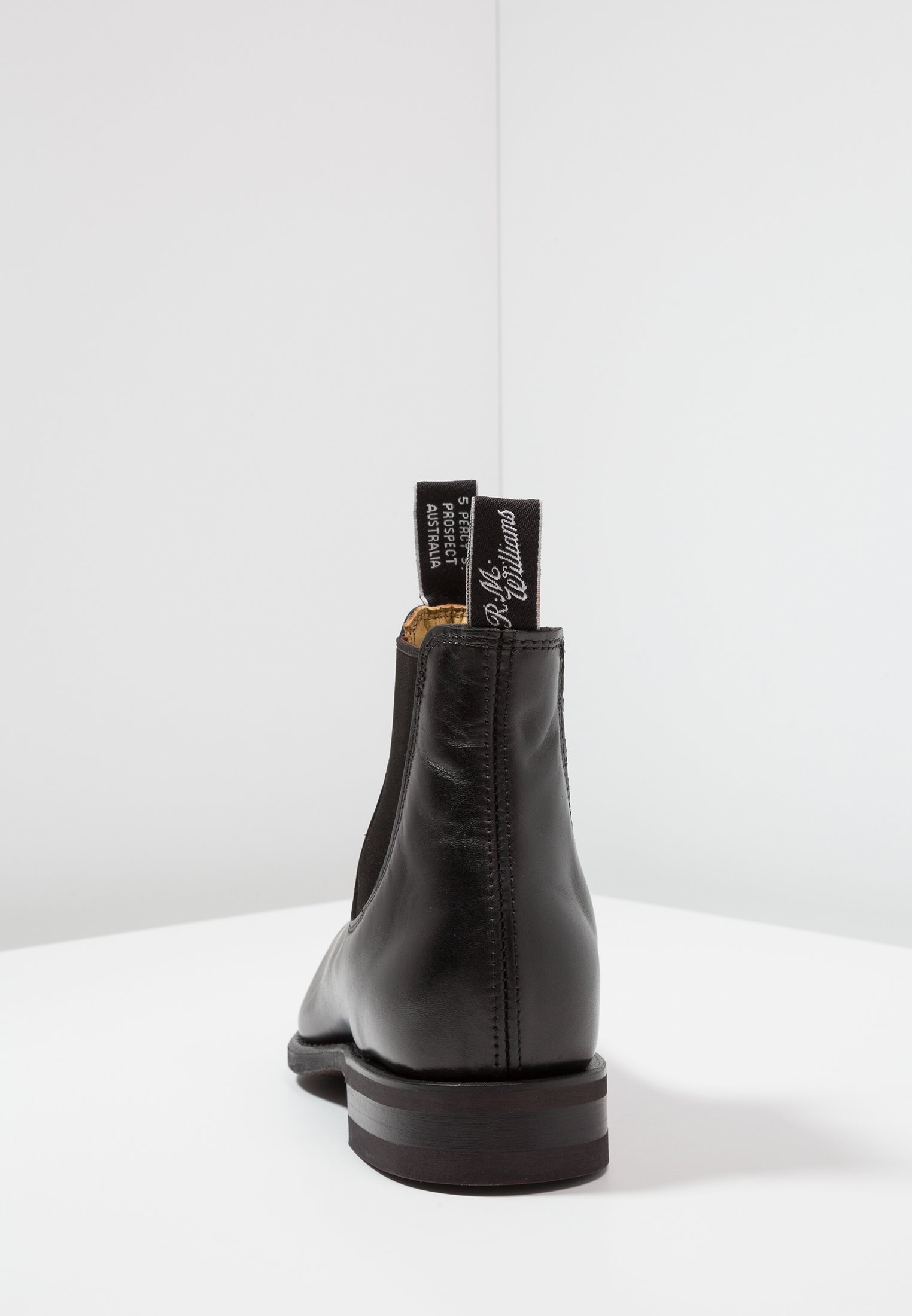 RM WILLIAMS COMFORT CRAFTSMAN SQUARE G FIT - Klassieke enkellaarsjes - zwart