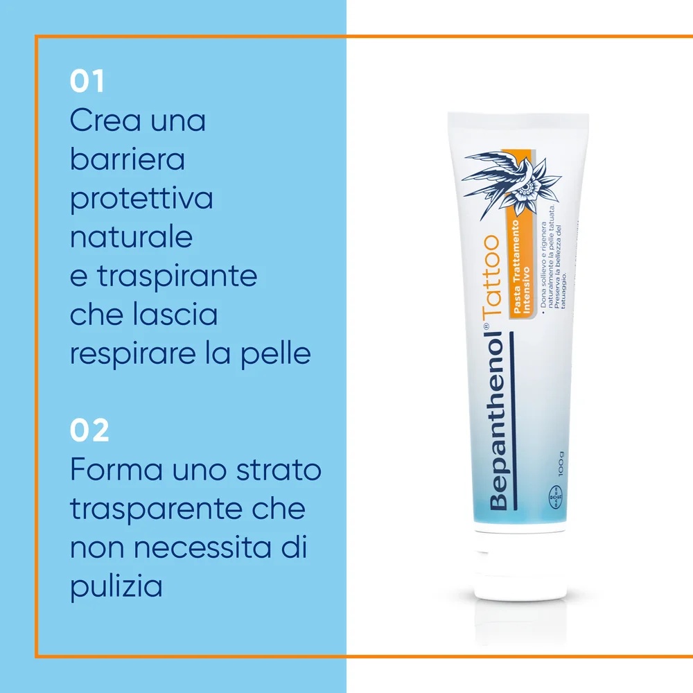 BEPANTHENOL Bepanthenol tattoo pasta intensieve verzorging 100g tattoo