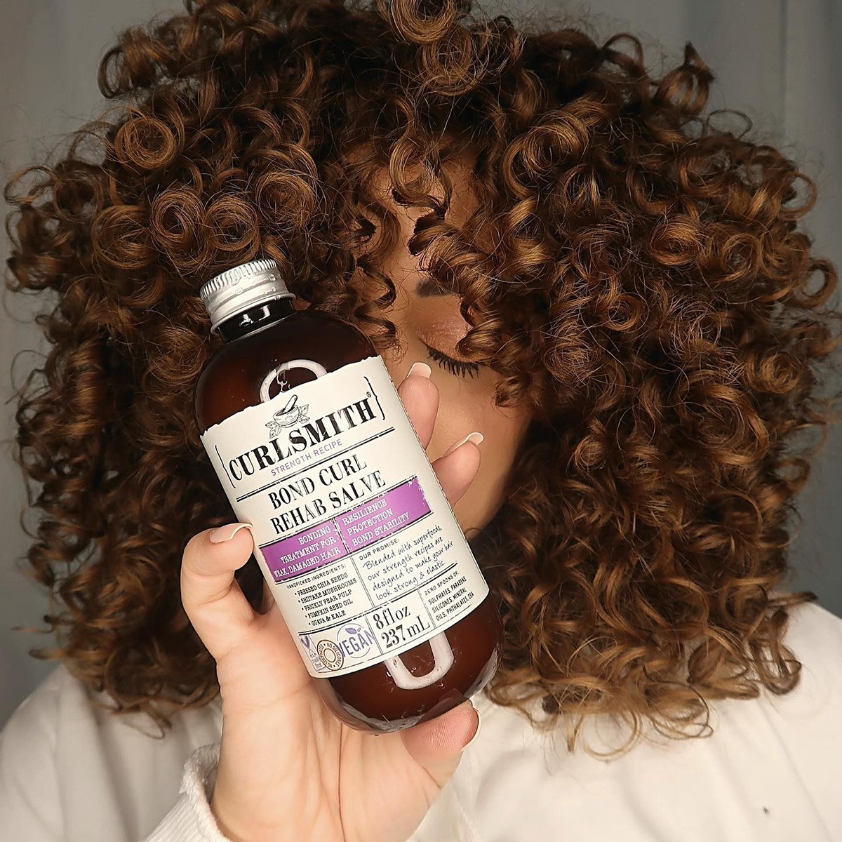 „Curlsmith“ plaukų priežiūros tepalas „Bond Curl Rehab“ – 59 ml