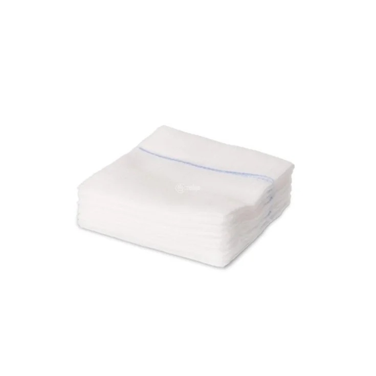 Steriel, niet-geweven compressiegaas FARMACARE, 4 lagen, 5x5 cm