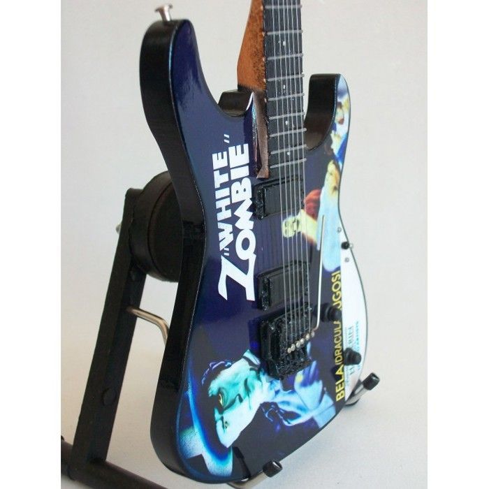 Guitarra miniatura ESP White Zombie de Kirk Hammett (Metallica)