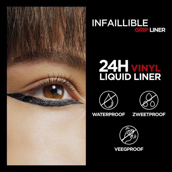 L'Oréal Paris Infaillible Grip Vinyl Liquid Black Liner<br>3ml