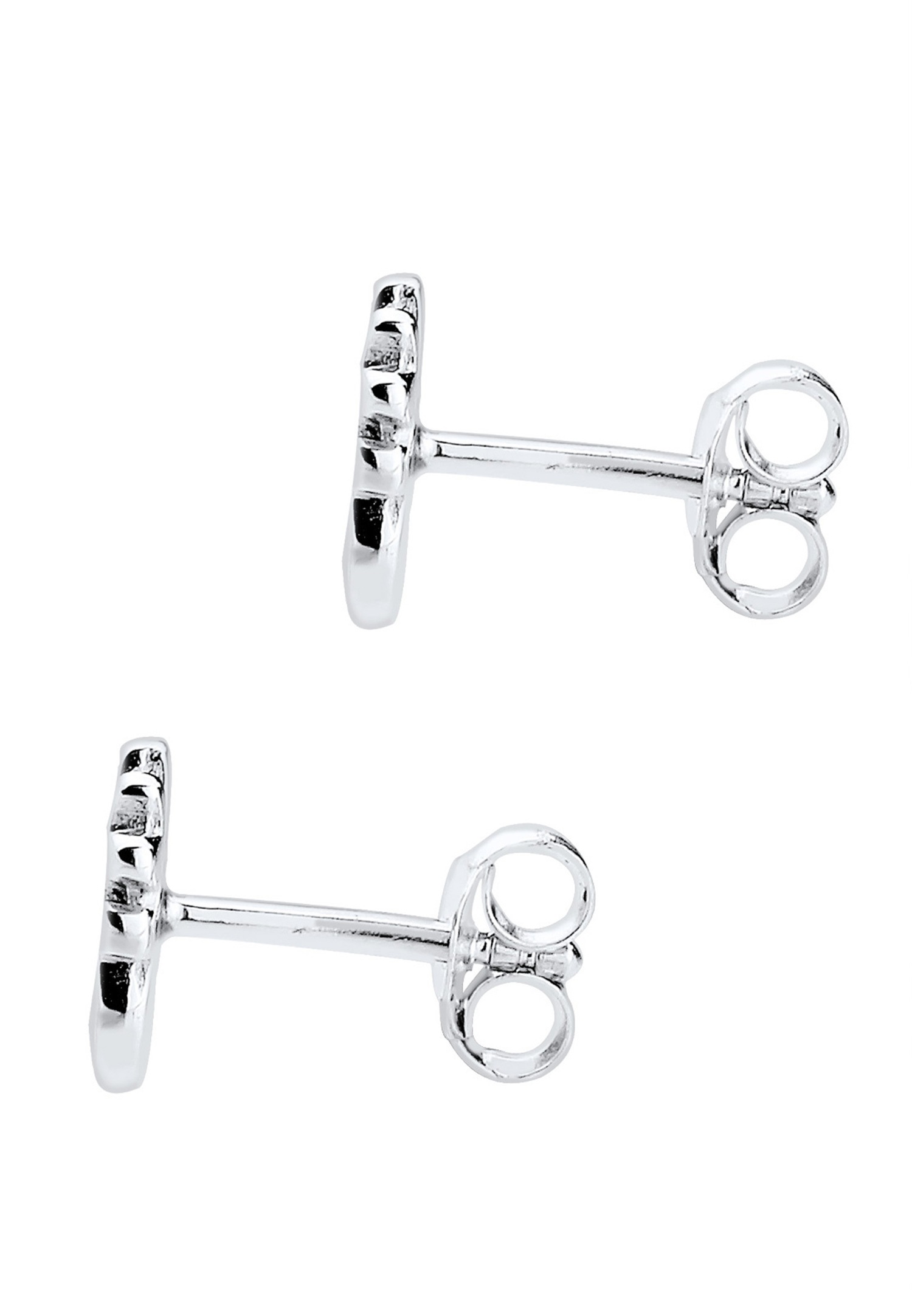 Elli Enfants Clous d'oreilles Motif Renne Ludique avec Cristal en Argent Sterling 925