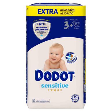 Dodot Sensitive dětské plenky 7-11kg T3 56 kusů 56 kusů