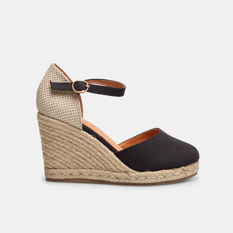 BATA espadrilles met sleehak van 8 cm voor dames