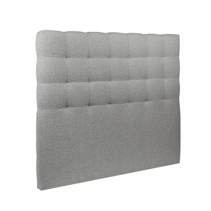 VIEW upholstered headboard in high-quality grey fabric - width 90 x length 105 cm