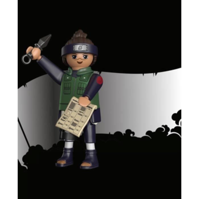 PLAYMOBIL - 71113 - Iruka - Naruto Shippuden - 8 peças - Professor da Academia Ninja