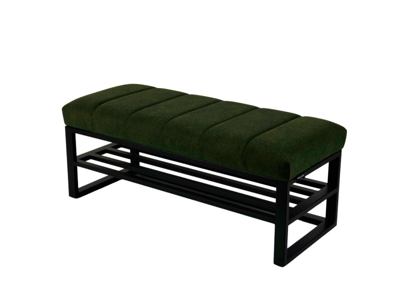 Ławka Tapicerowana Industrialna LGM-445 Tkanina STRONG 09