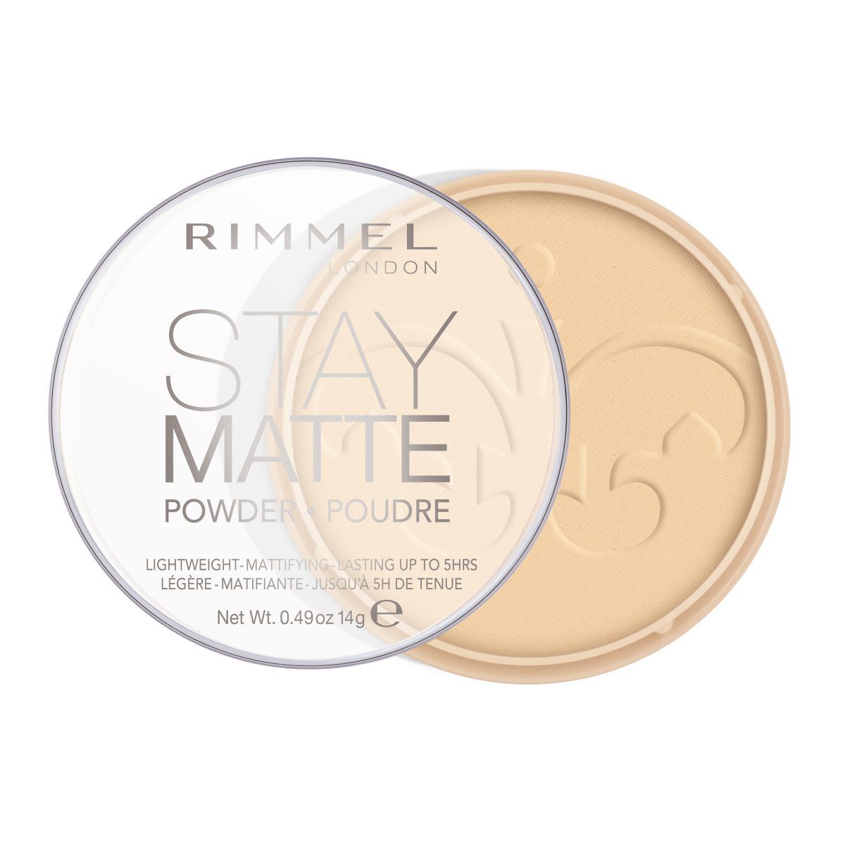 Rimmel 001 Puristettu Puuteri 14g Stay Matte