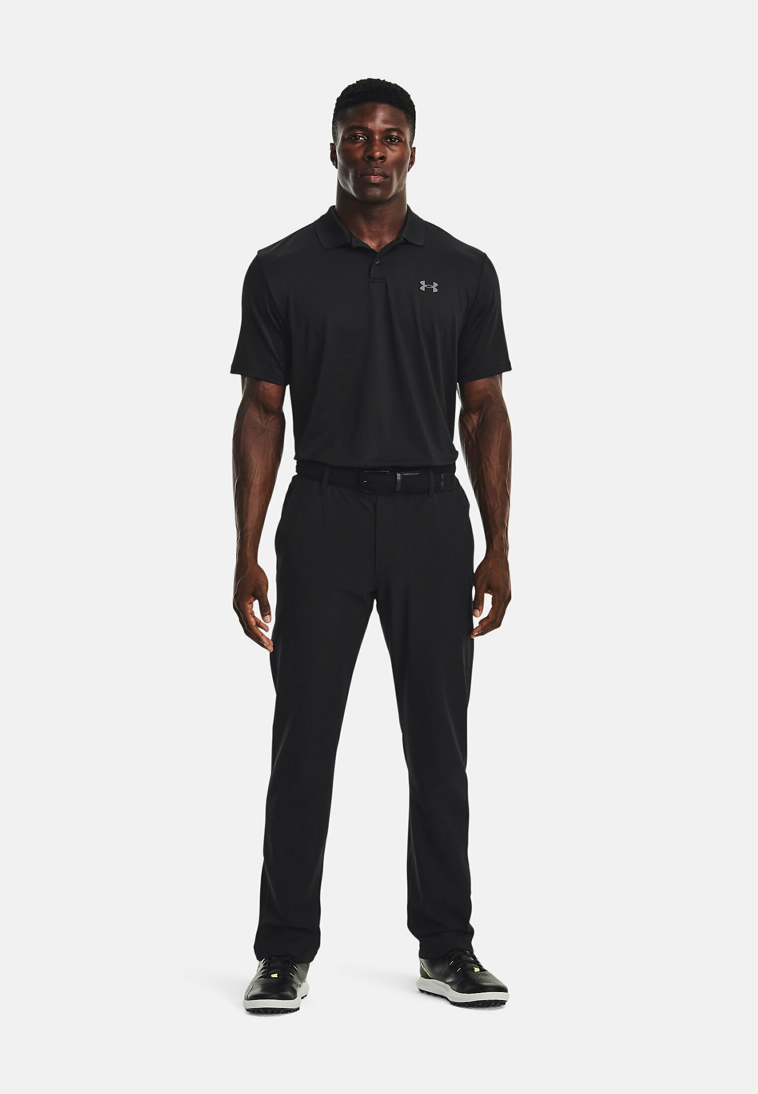 Under Armour Performance 3.0 poloshirt met korte mouwen - zwart