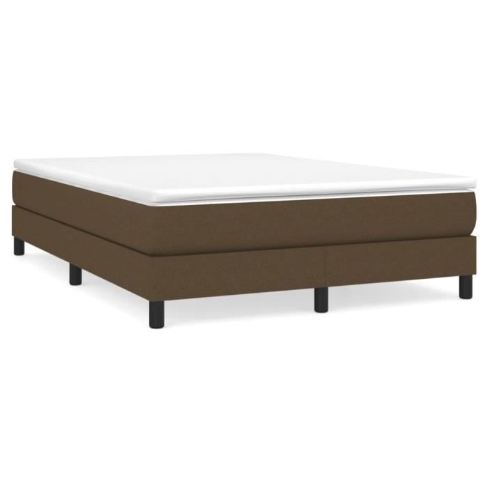 Base de cama de muelles AKOZON - 140x190 cm - Tejido resistente - Patas robustas - 2 plazas