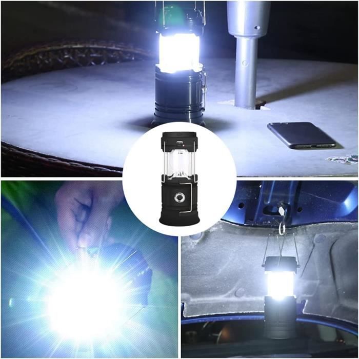 Lâmpada solar portátil para camping ao ar livre, luz de teto LED multifuncional recarregável via USB, lanterna adesiva, [318]