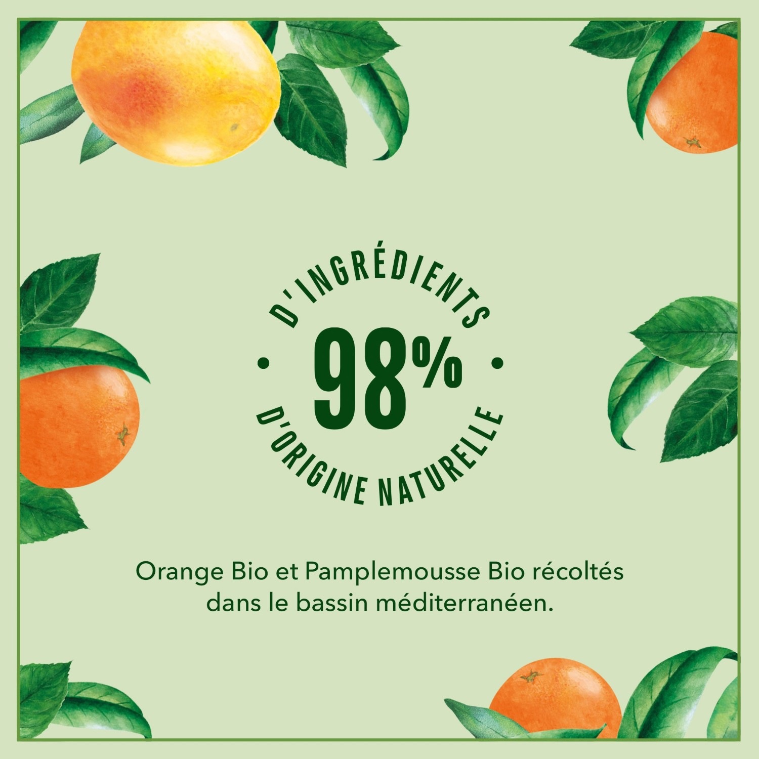 Le Petit Marseillais Gel Douche Bio Energisant[[,]] au pH neutre[[,]] Orange Pamplemousse[[,]]