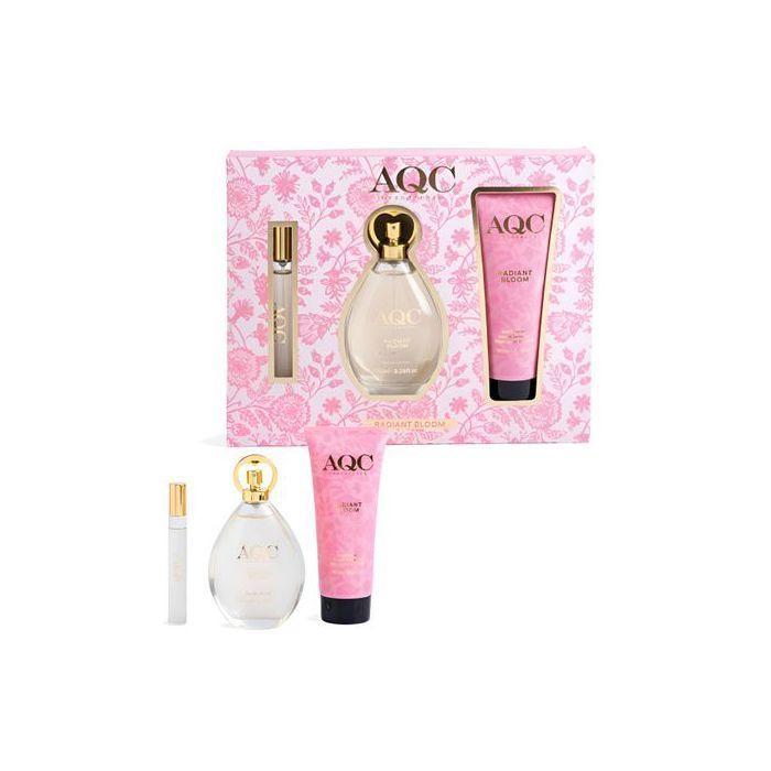 Coffret parfum AQC Radiant Bloom EDT+baume