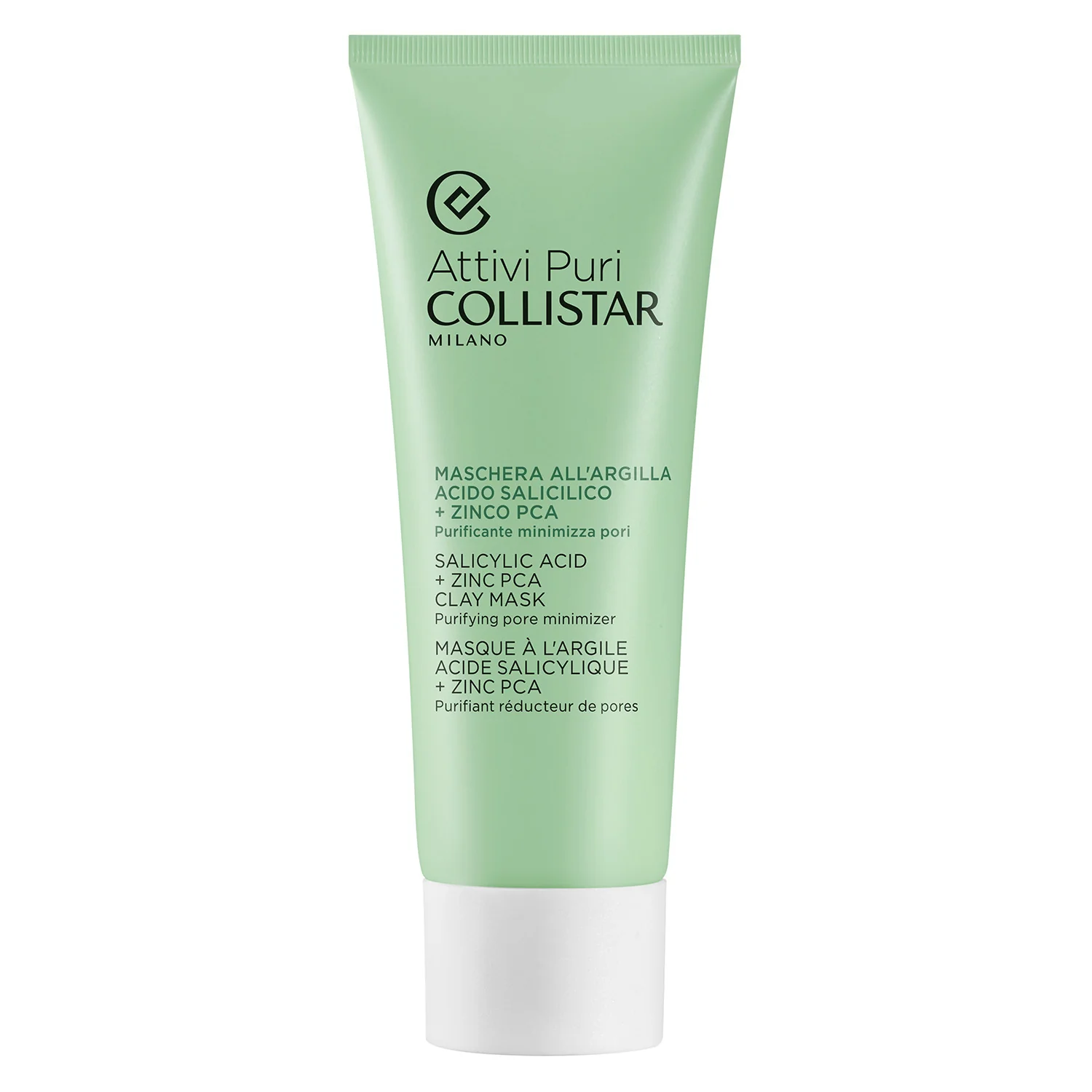 Attivi Puri Maschera All'argilla Acido Salicilico + Zinco PCA - Maschera Purificante viso