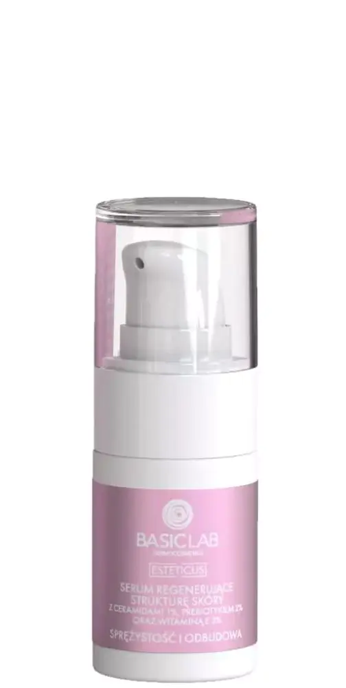 BasicLab Esteticus Serum regenerujące z ceramidami 1% i prebiotykiem 2% 15 ml
