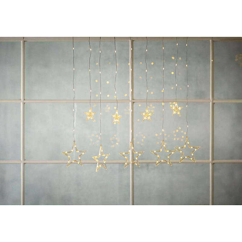 Cortina de luz para el hogar, 120x70 cm, Orión