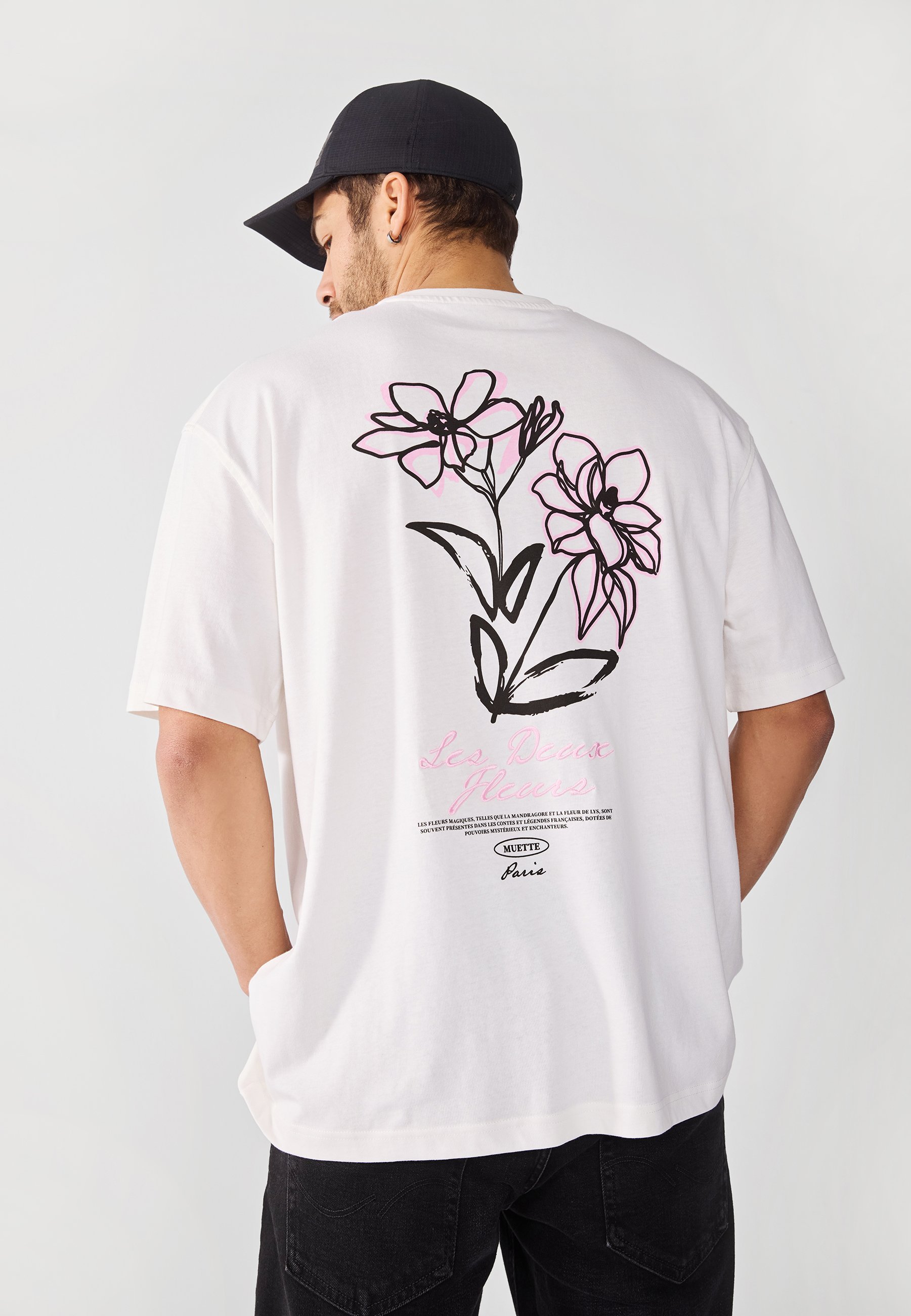 Pier One Print T-shirt - gebroken wit