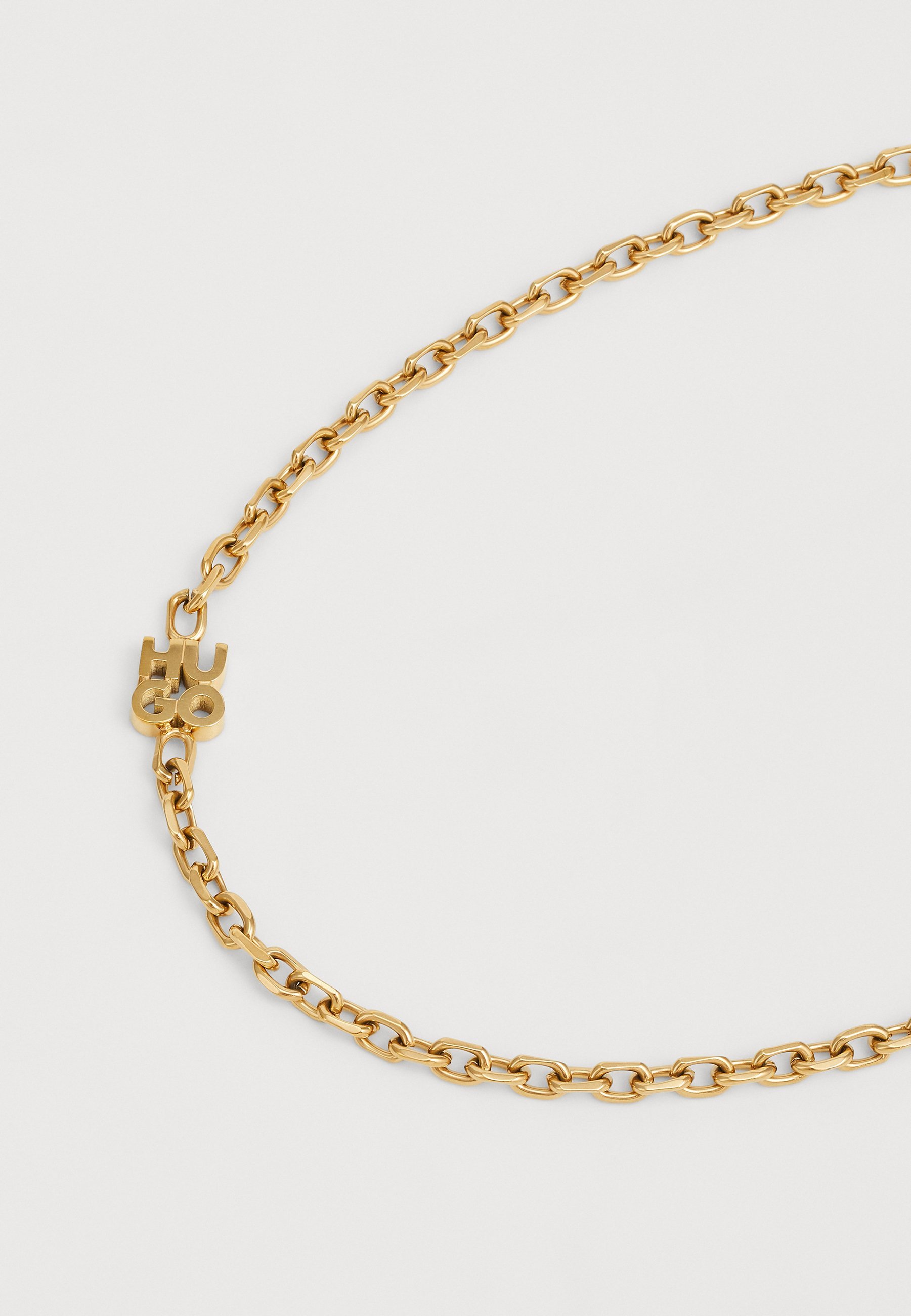 Collier HUGO STACKEDLOGO UNISEXE - couleur or