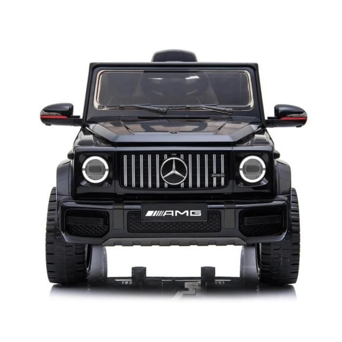 12-V-Elektroauto für Kinder mit Sound- und Lichteffekten, Mercedes-Benz G63 – 110 x 69 x 56,5 cm, Schwarz