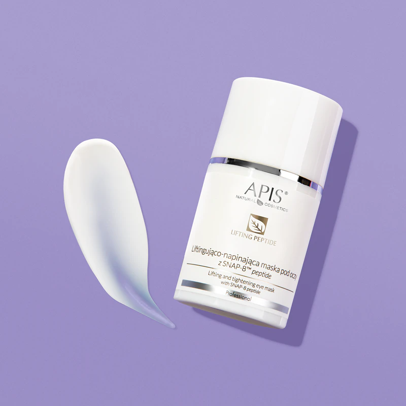 Apis Natural Cosmetics Lifting Peptide SNAP-8™ gladmakend oogmasker met peptiden