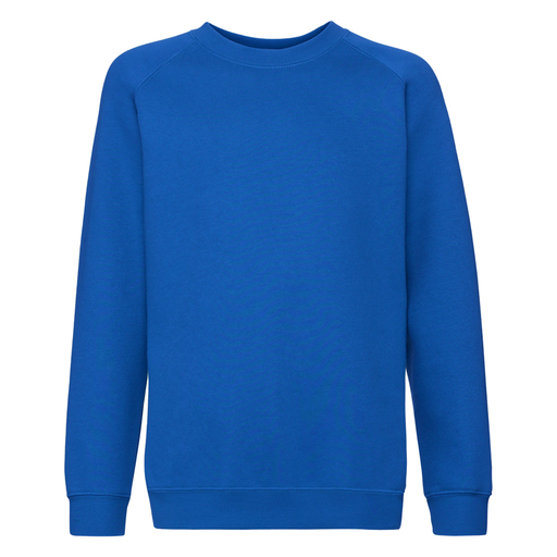 Basis sweatshirtdesign med raglanærmer og Fruit Of The Loom