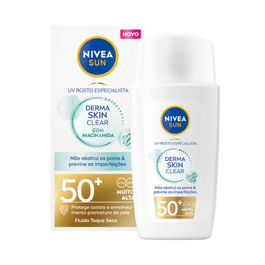 Protector solar facial fluido Nivea UV Derma Skin SPF50 40 ml 40 ml