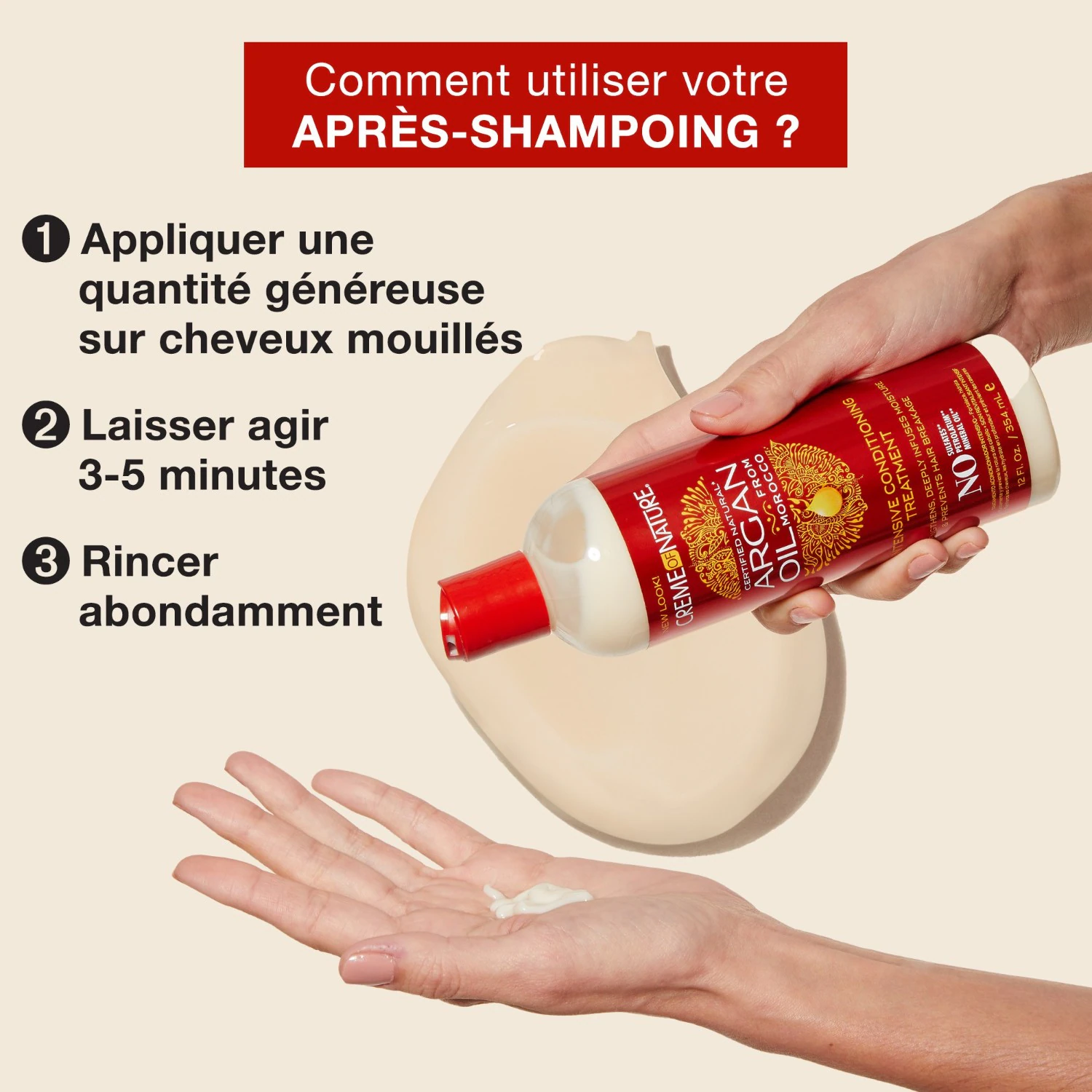 Creme of Nature Argan - Après-shampoing sans sulfate