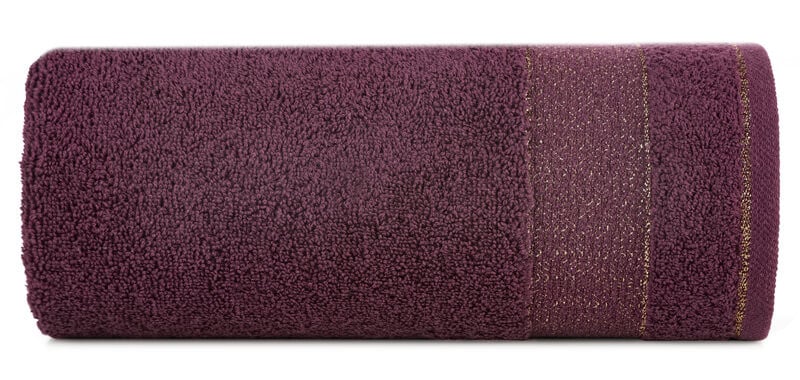 Ręcznik Nessy 70x140 bordowy 500 g/m2 frotte bawełniany