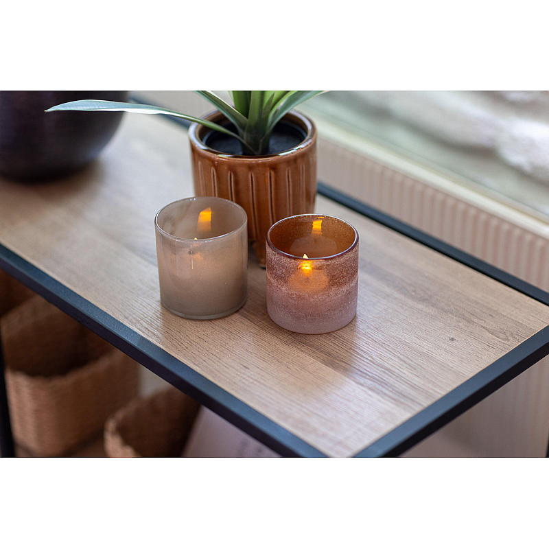 Hem Värmeljushållare 8x8 cm Frost