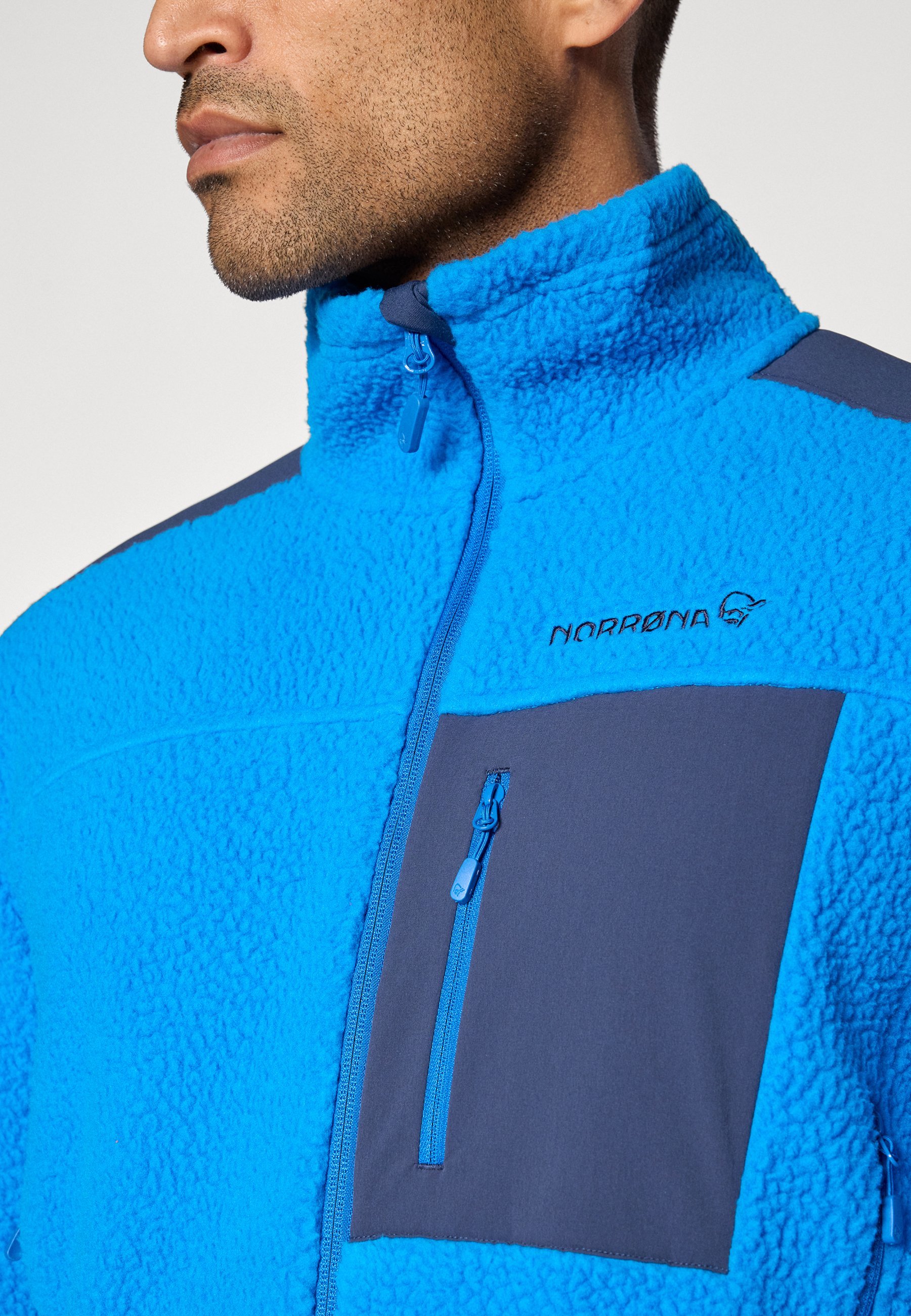 Norrøna TROLLVEGGEN JACKET - Veste polaire - skydiver