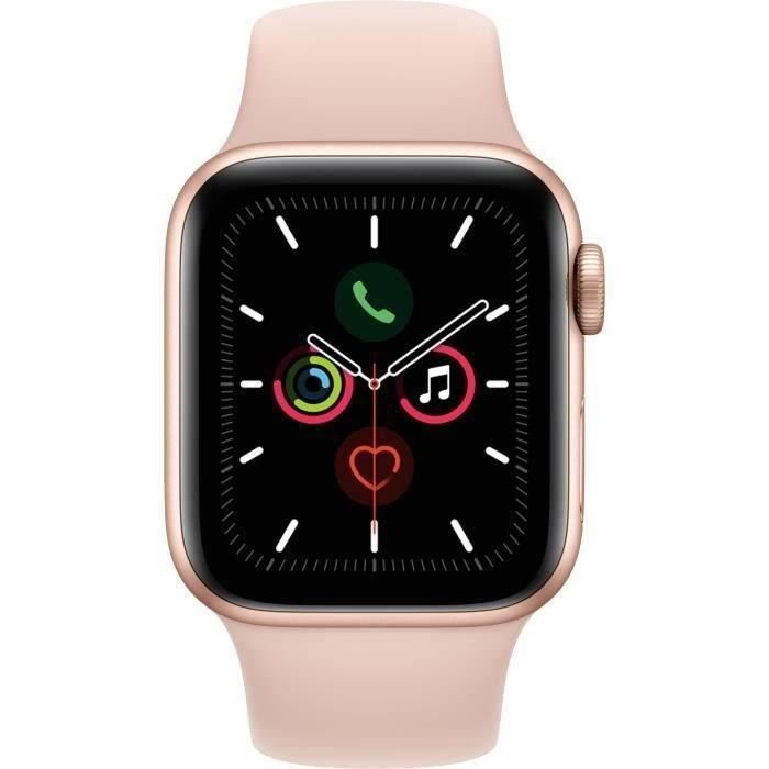 Apple Watch Series 5 GPS 40mm Caixa de Alumínio Dourado - Pulseira Ouro Rosa - Tamanho P/M (2019) - Recondicionado - Excelente Estado