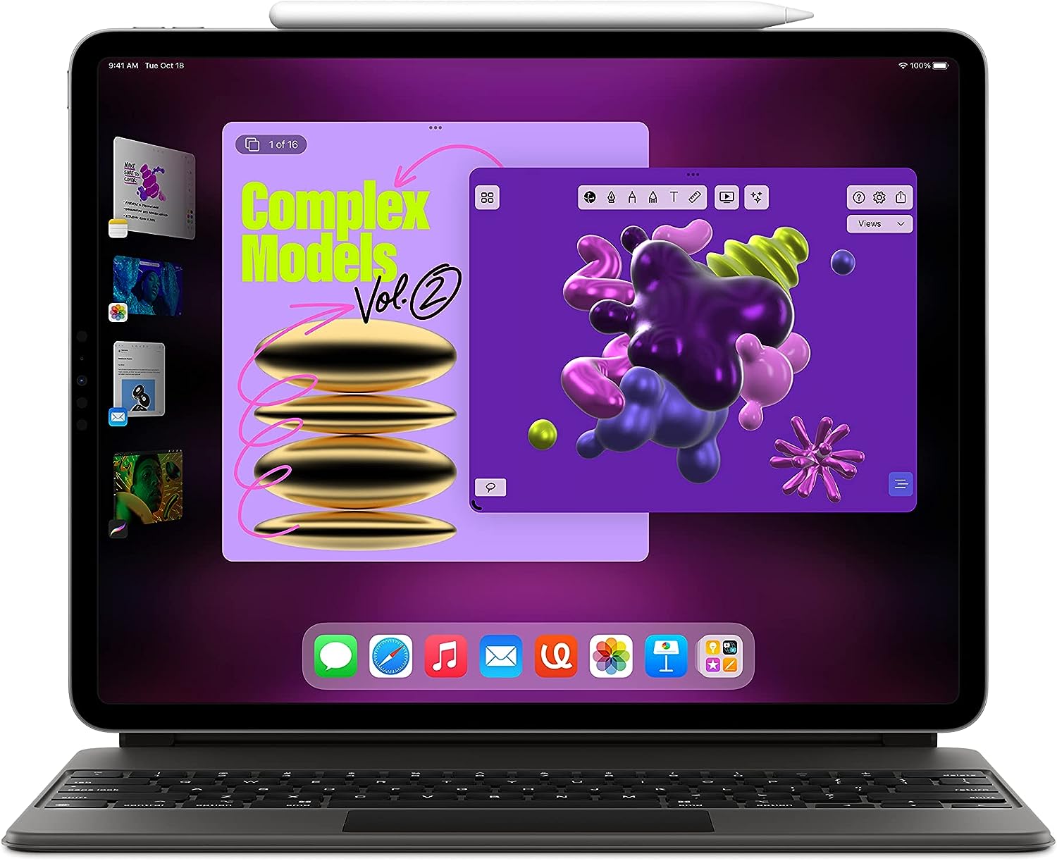Apple iPad Pro 11 pollici (4a generazione): con chip M2, display Liquid Retina, Wi-Fi 6E, fotocamera anteriore da 12 MP/fotocamere posteriori da 12 MP e 10 MP, Face ID, batteria che dura tutto il giorno – Argento