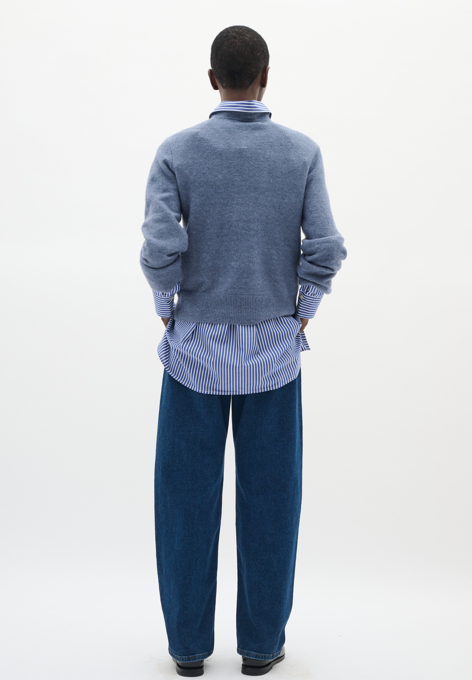 InWear GUNI V-NECK - Maglione - vento selvaggio