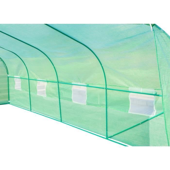 Serre de jardin SerreTunnel 6 sections 6x3x2m 18m²