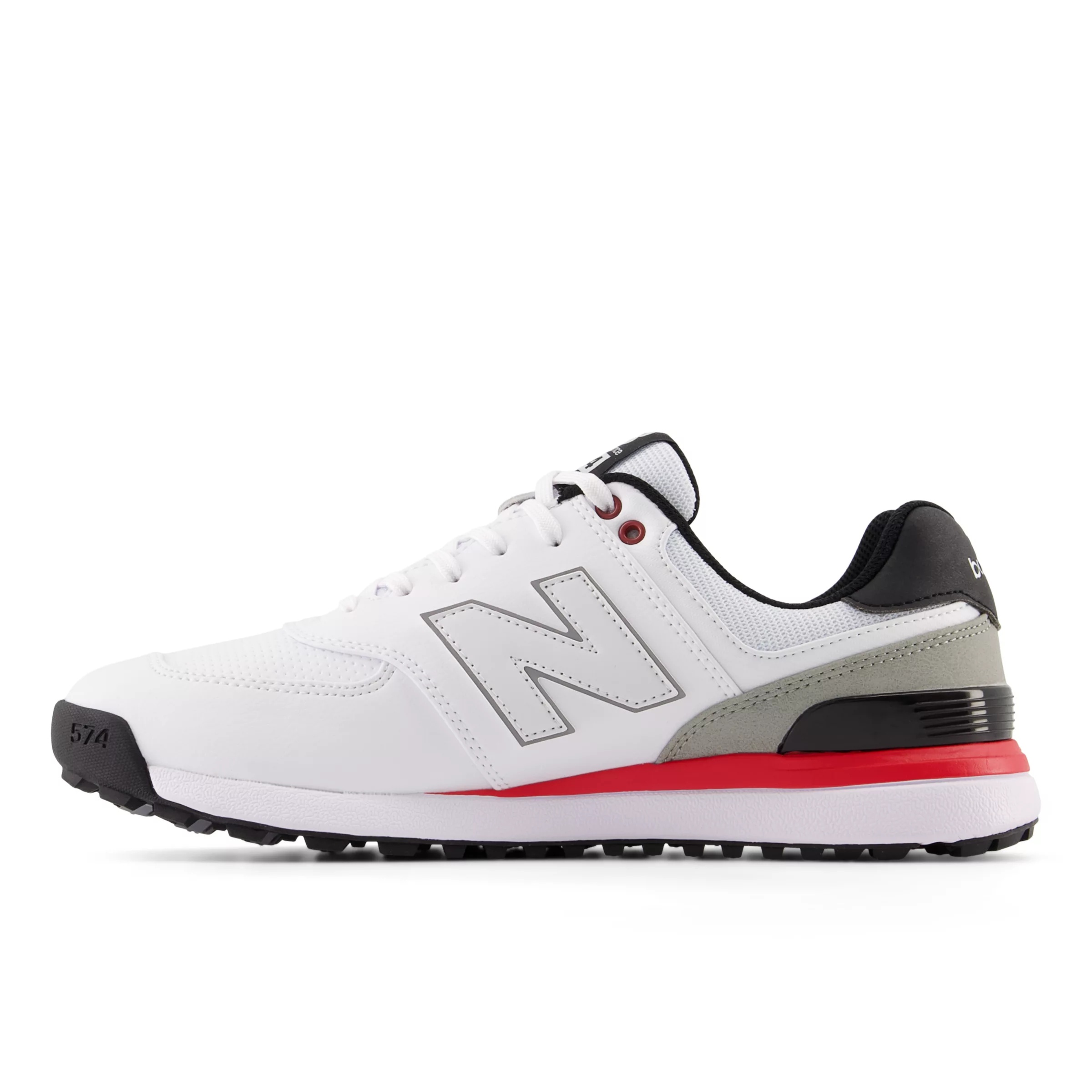 574 Greens v2 Golf Shoes White with Black