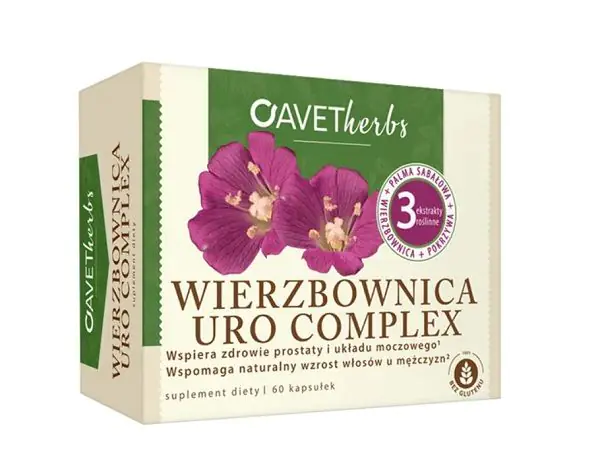 Avet Pharma Herbs, Wierzbownica Uro Complex, Kapsułki