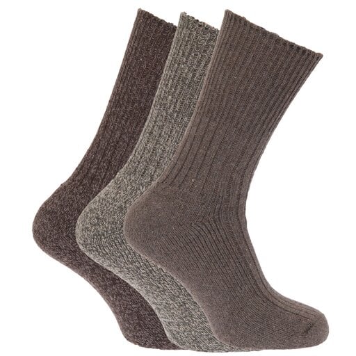  Chaussettes en laine mélangée non élastiques Universal Textiles Hold (paquet de 3)