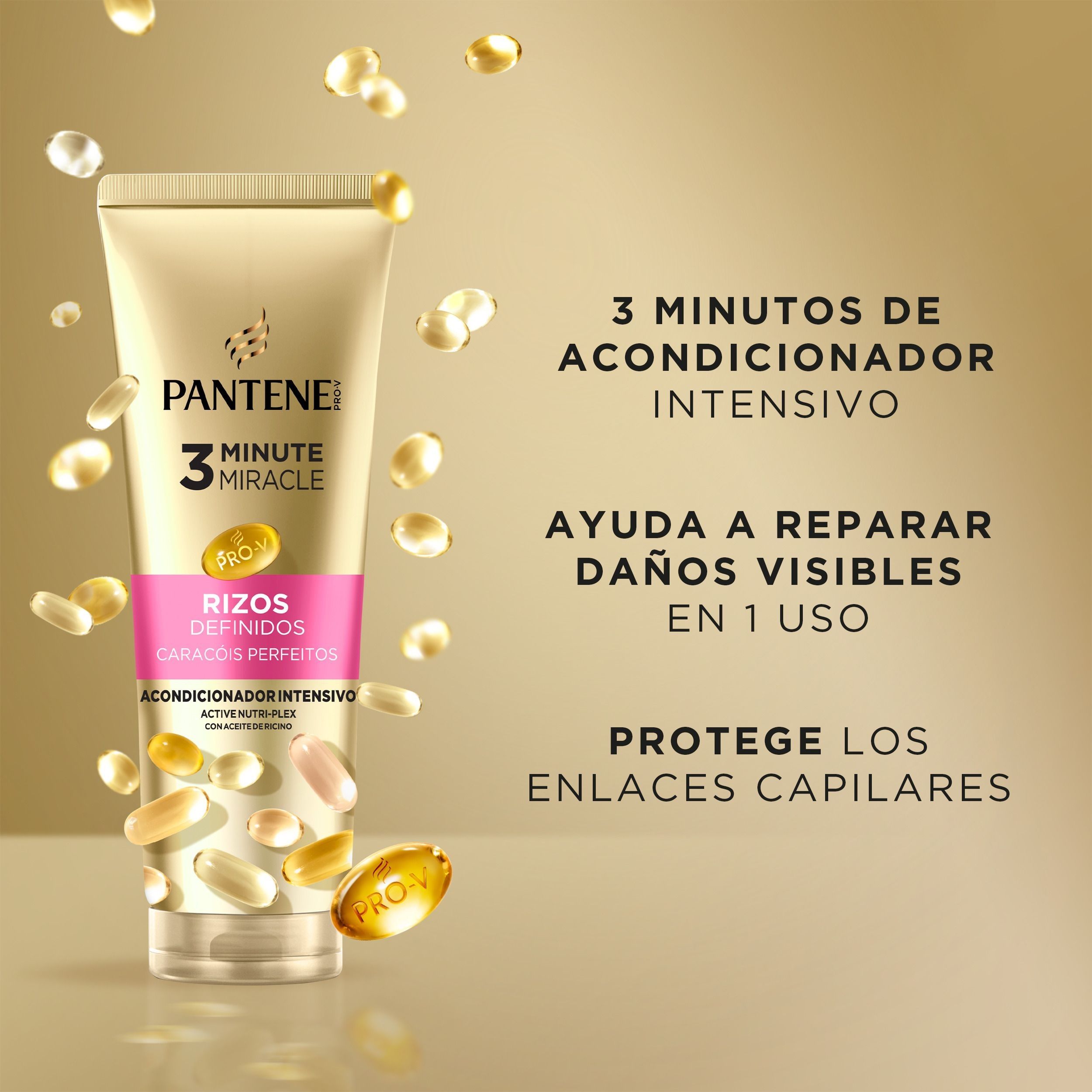 „Pro-V 3 Minute Miracle Defined Curls“ intensyvus kondicionierius Kondicionieriai