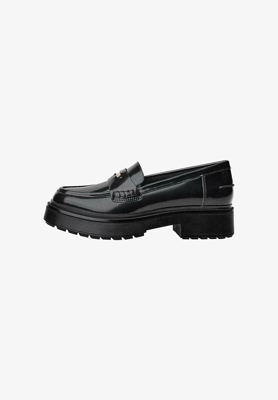 Bershka CHUNKY - MOCASSINI - Slip-on - neri