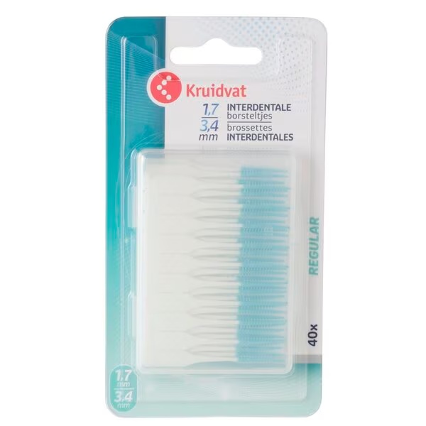 Međuzubne četkice Kruidvat Soft 1.7-3.4mm<br>40 komada