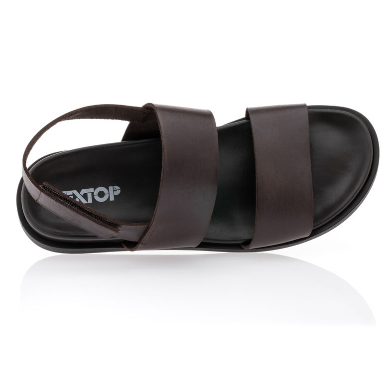  Brune sandaler / sko med åpen tå for menn